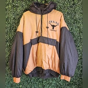 Mens L/XL Texas Longhorns Puffer Windbreaker Winter Jacket
